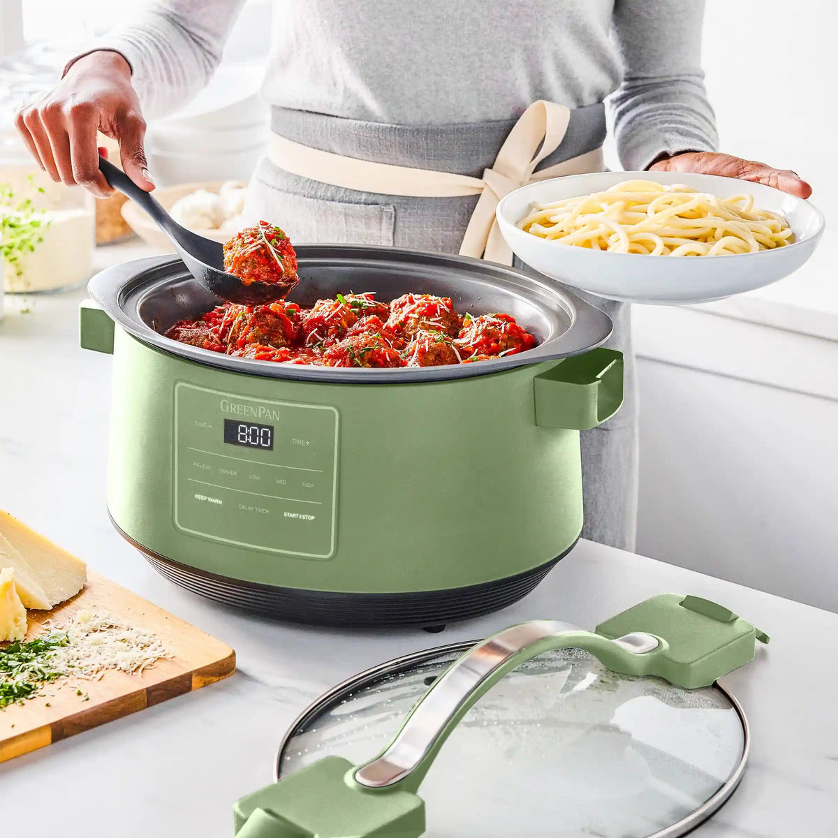 8-Quart Locking Lid Slow Cooker | Sage