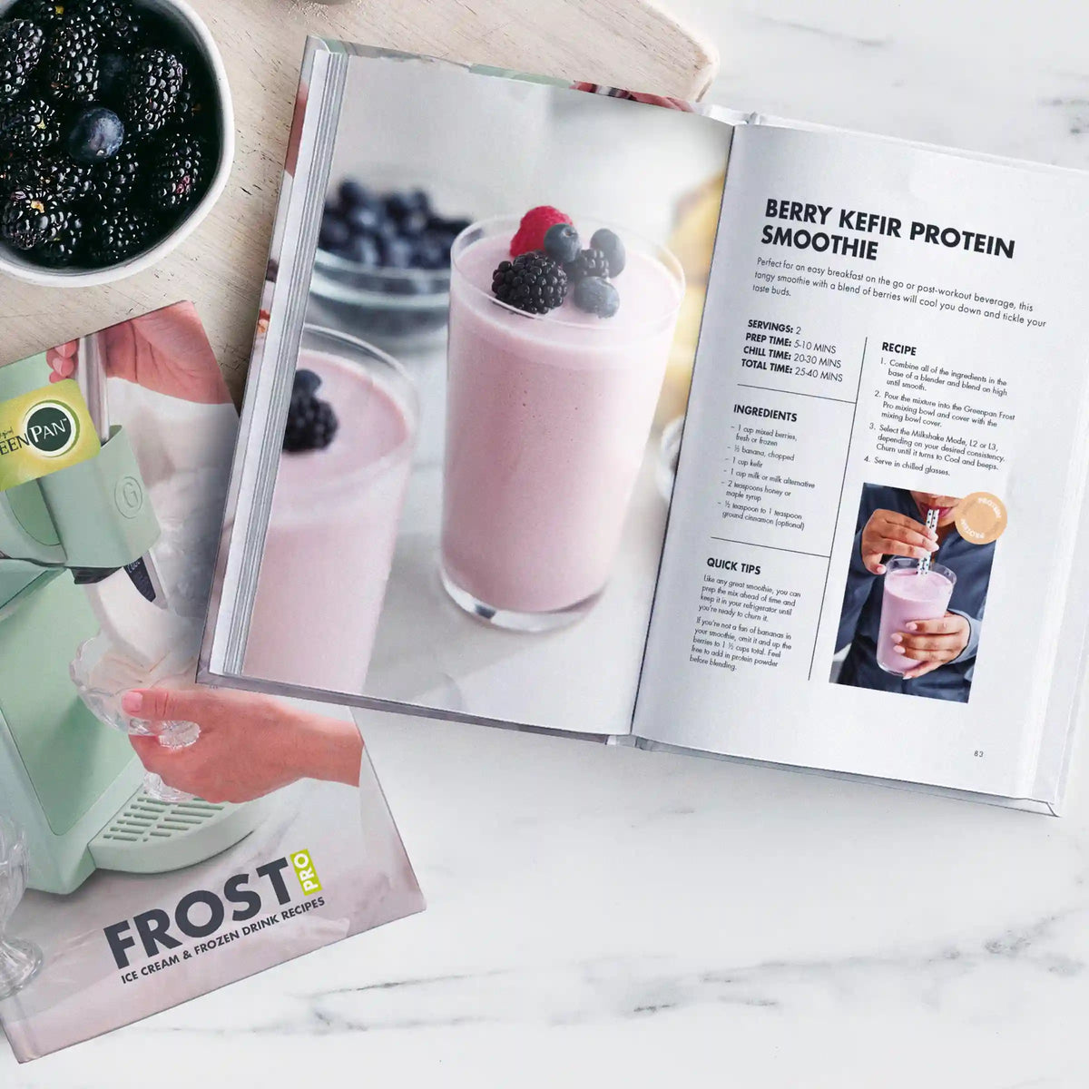 Frost Pro Ice Cream, Gelato & Frozen Drink Recipe Book