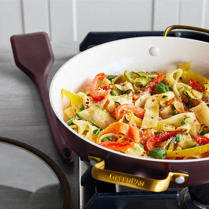 Reserve Pro Ceramic Nonstick 3.75-Quart Everyday Pan with Lid | Bordeaux