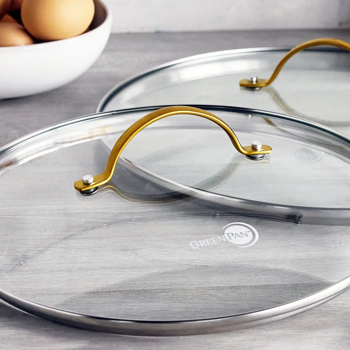 GreenPan Reserve Glass Lid Set - 10" & 12"
