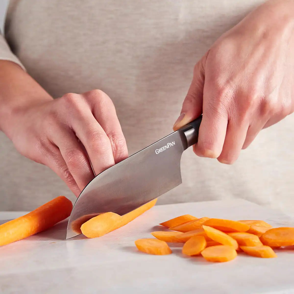 Titanium Cutlery 5" Santoku Knife