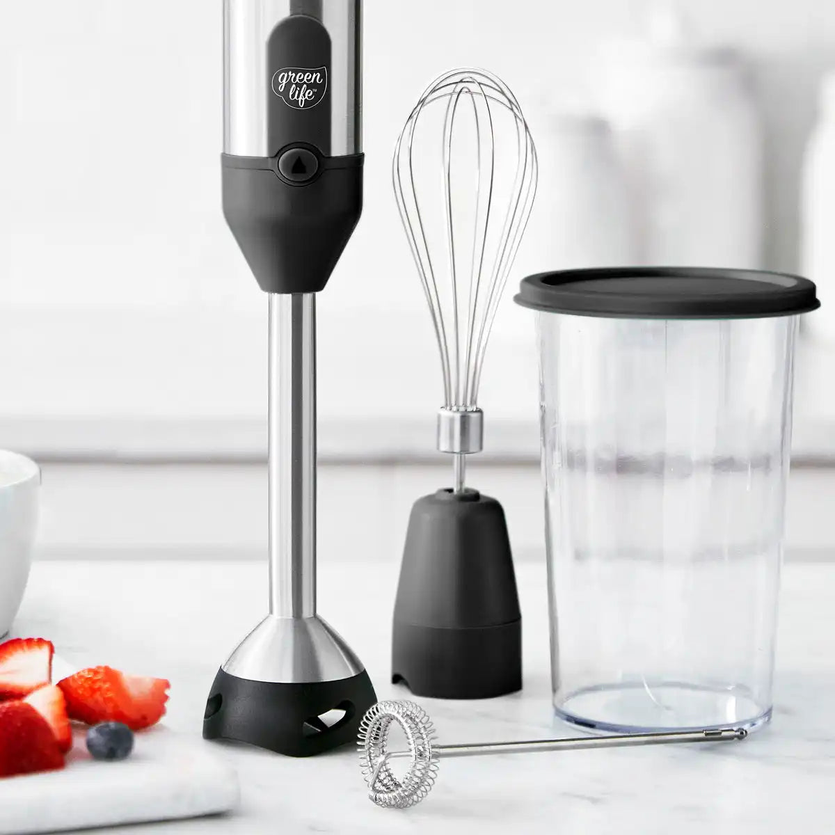 GreenLife Variable Speed Hand Blender | Black