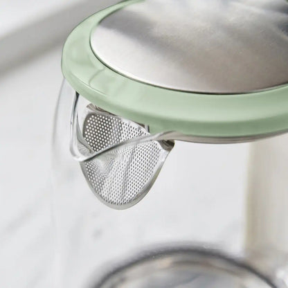 GreenLife Qwik & EZ Glass Kettle | Sage Green