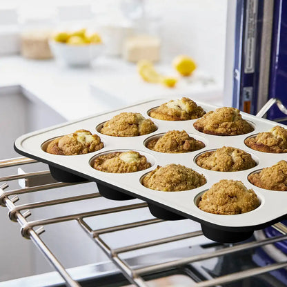 GreenLife Ceramic Nonstick Muffin Pan | Black
