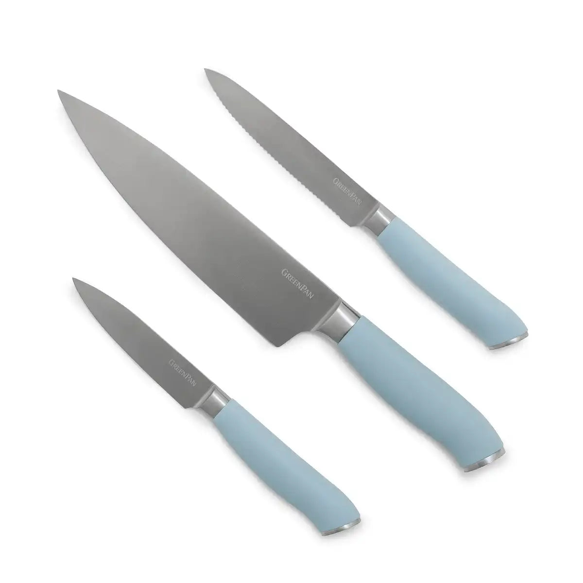 Titanium Cutlery 3-Piece Knife Set | Blue Haze