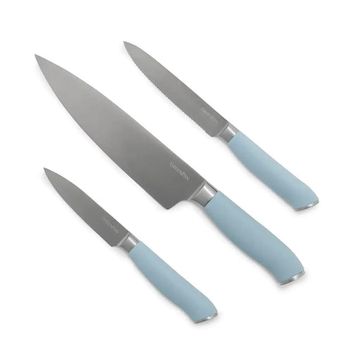 Titanium Cutlery 3-Piece Knife Set | Blue Haze