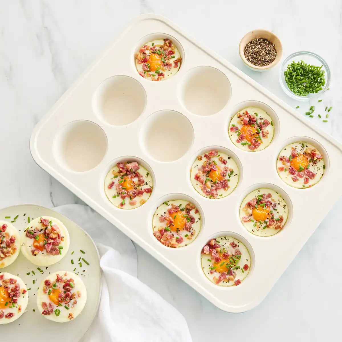 GreenLife Ceramic Nonstick Muffin Pan | Blue Haze
