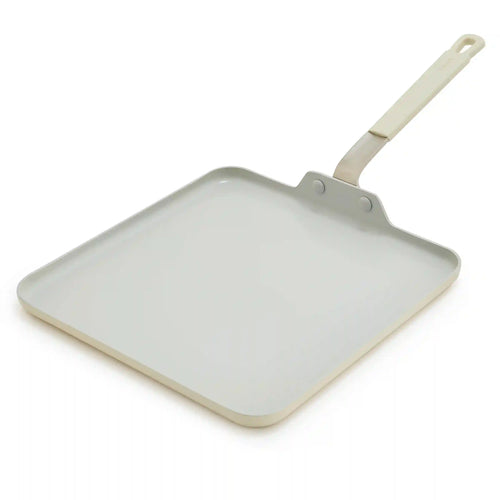 Bobby Flay by GreenPan Professional Ceramic Nonstick 11" Square Griddle | Cream