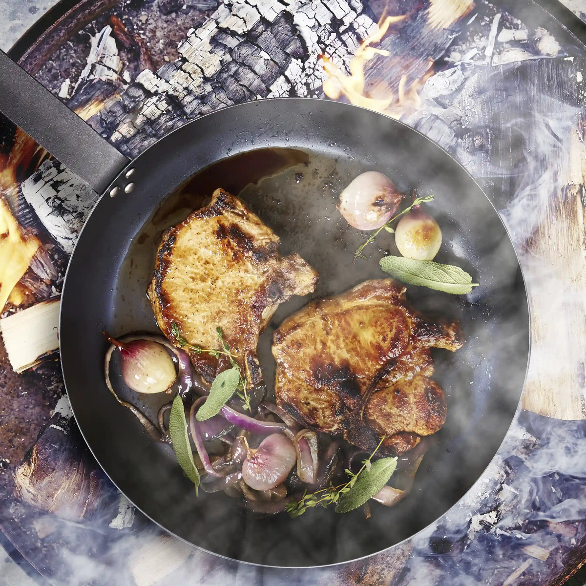 Bobby Flay by GreenPan 12" Carbon Steel Frypan