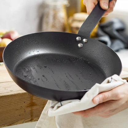 Bobby Flay by GreenPan 8", 10" and 12" Carbon Steel Frypan Set