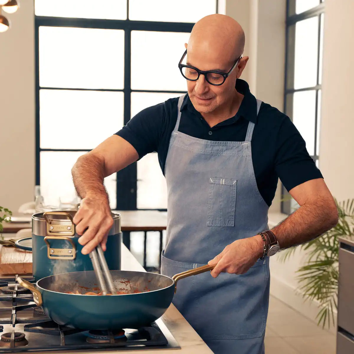 Stanley Tucci™ Ceramic Nonstick 6.5-Quart Essential Stanley Pan | Venetian Teal
